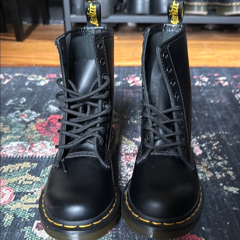 Dr. Martens Black Combat Boots